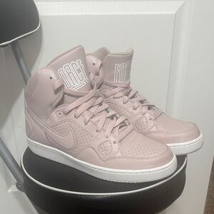 Nike Force Women's Blush High-Top Sneakers